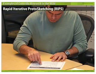 Guerrilla Research Methods - UX Lisbon 2011