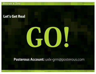 Guerrilla Research Methods - UX Lisbon 2011