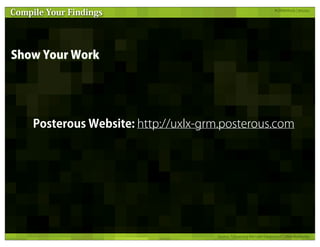 Guerrilla Research Methods - UX Lisbon 2011