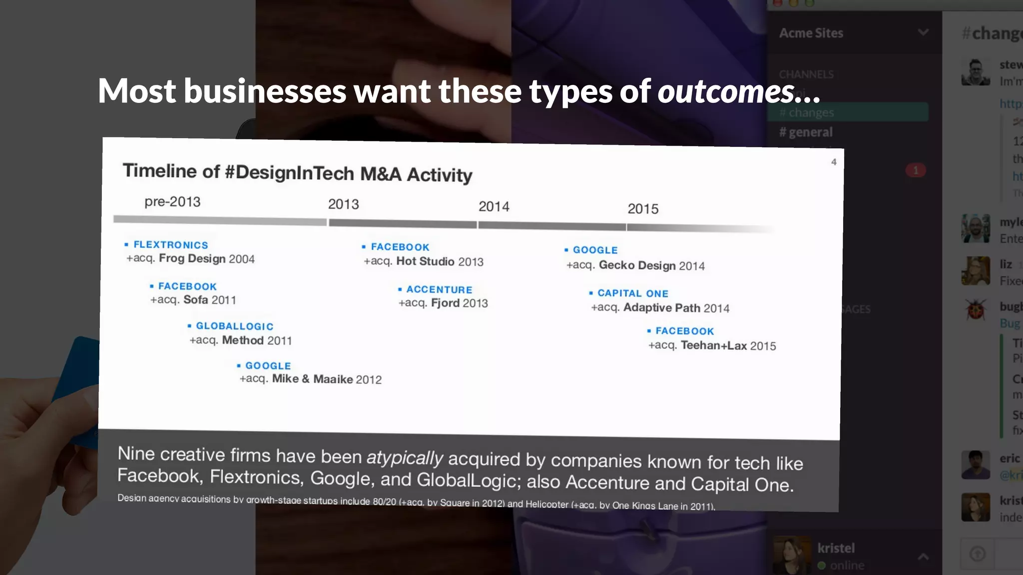 Most businesses want these types of outcomes…
 
