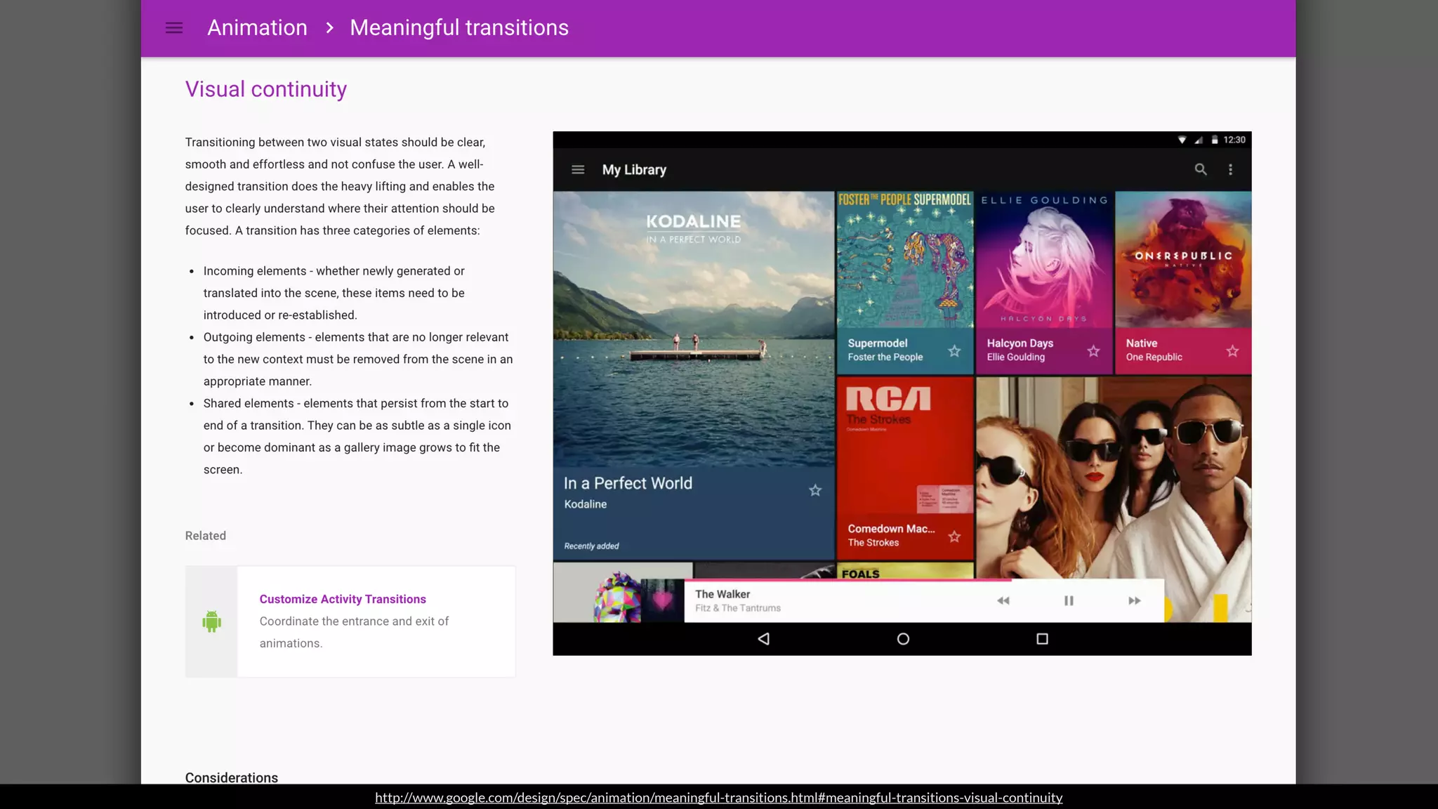 http://www.google.com/design/spec/animation/meaningful-transitions.html#meaningful-transitions-visual-continuity
 