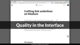 https://medium.com/designing-medium/crafting-link-underlines-on-medium-7c03a9274f9
The Problem:
 