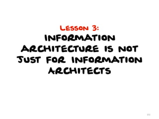 Information Architecture for Products