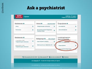 @axbom
Ask a psychiatriﬆ
 