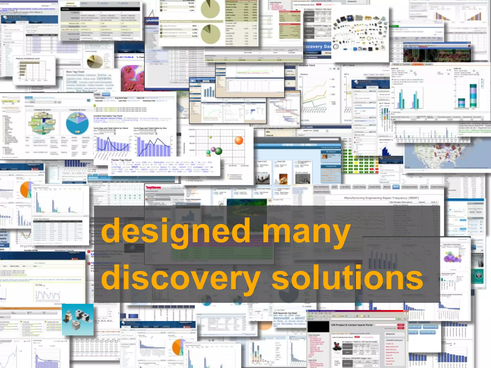 designed many
discovery solutions
 