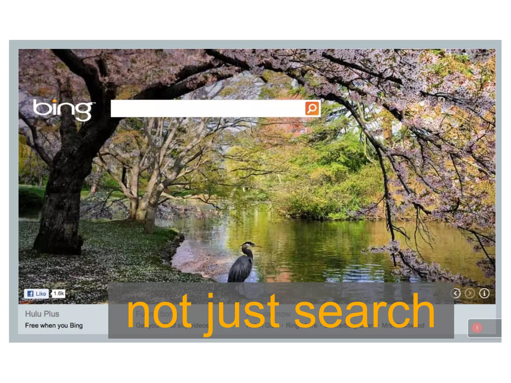 not just search
 