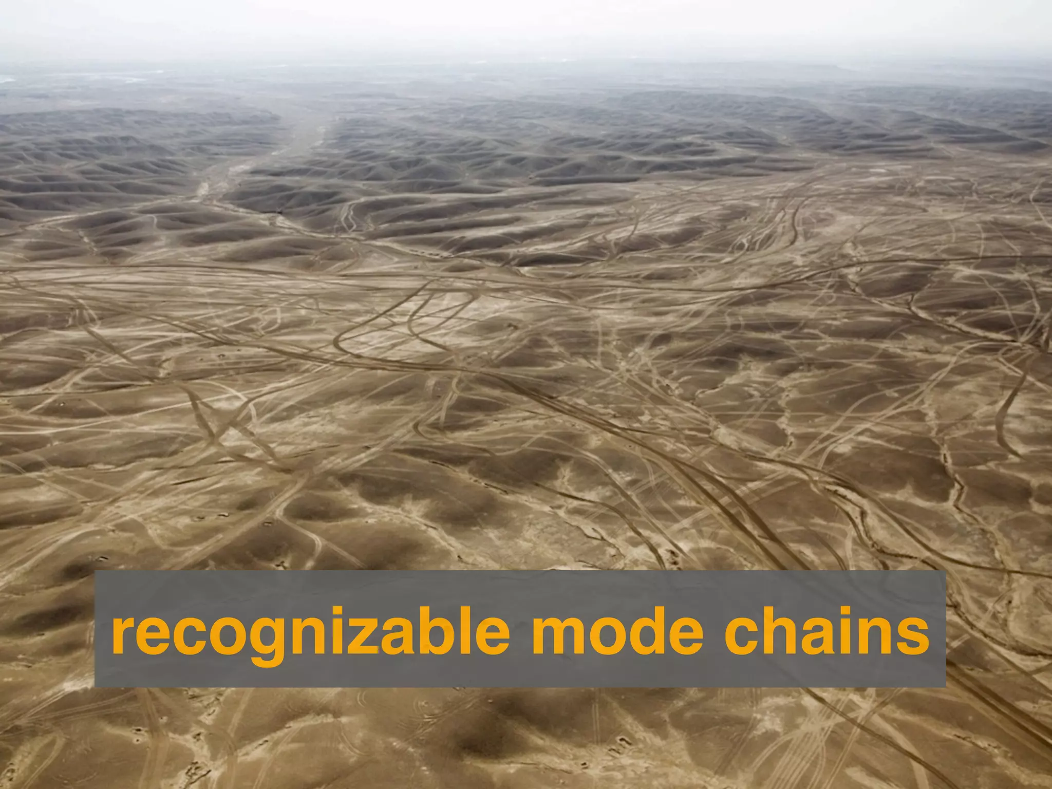 recognizable mode chains
 