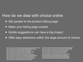 Online Selling, Choice, trust, freedom & control