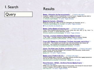 1. Search   Results
Query
 
