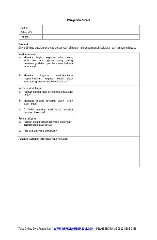 RPP Bahasa Indonesia kurikulum 2013 RPP Bahasa Indonesia kurikulum 2013