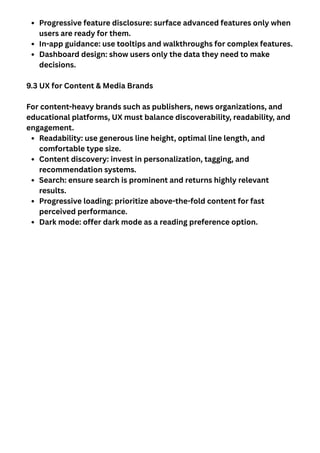 Comprehensive Guide to UX Principles, Accessibility, and User Research ...