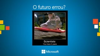 O futuro errou?
 