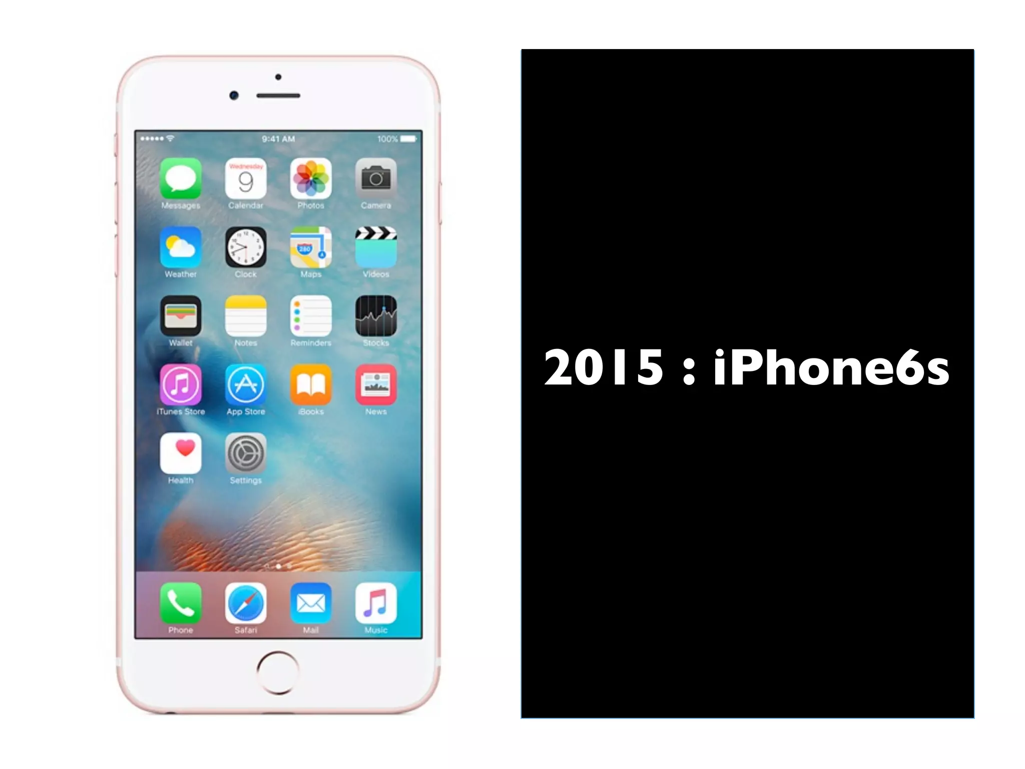 2015 : iPhone6s
 