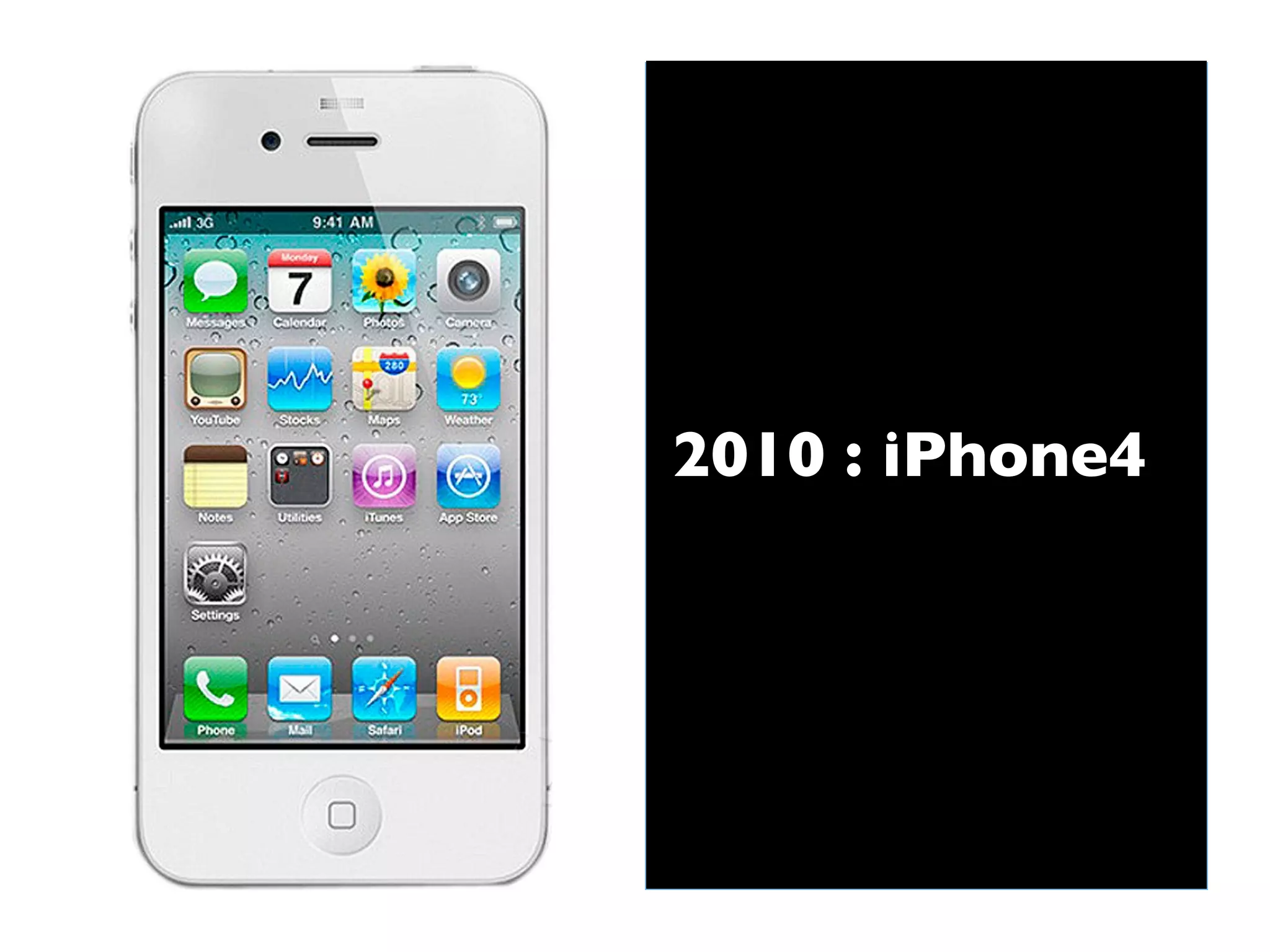 2010 : iPhone4
 