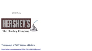 The dangers of FLAT design - @Lukew
https://twitter.com/lukew/status/505461084182953984/photo/1
 