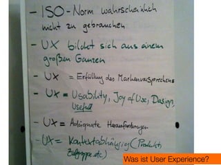 Was ist User Experience?