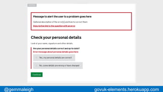 #gdsteam@cjforms@gemmaleigh govuk-elements.herokuapp.com
 