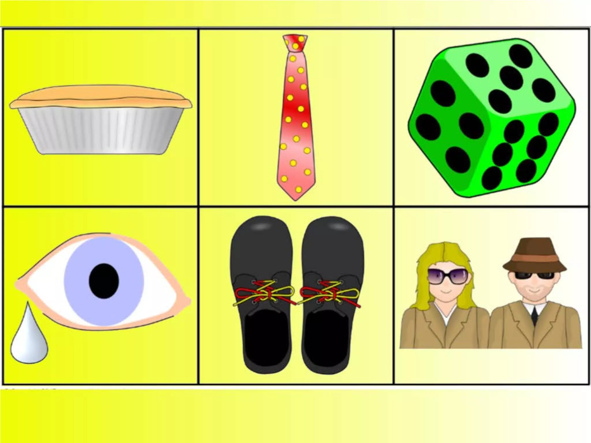 Flashcards and posters ie