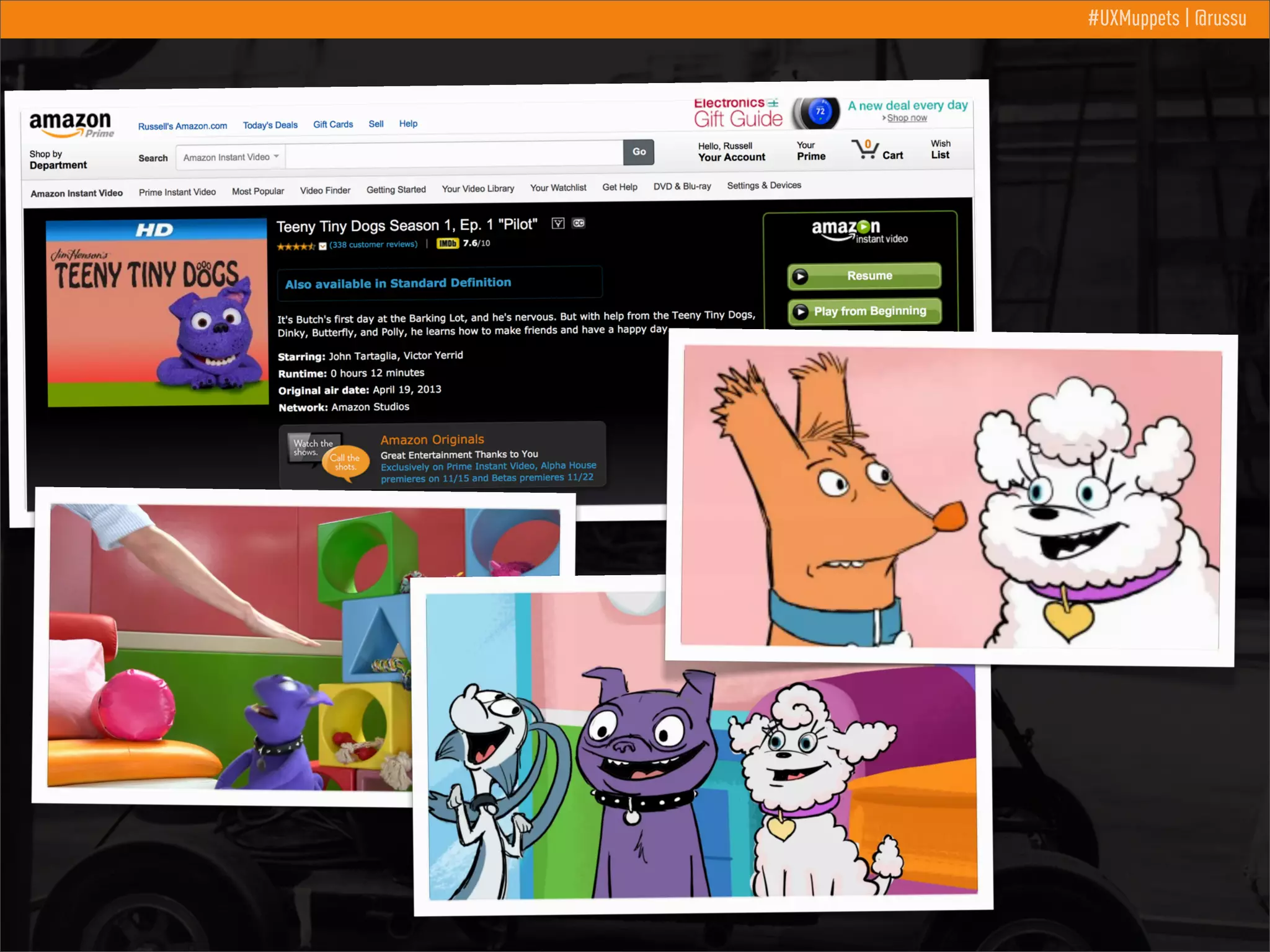 #UXMuppets | @russu

 