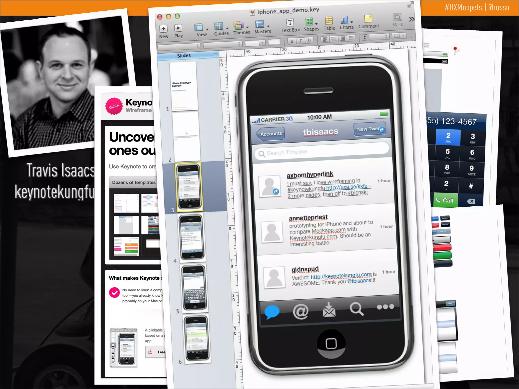 #UXMuppets | @russu

Travis Isaacs
keynotekungfu.com

 