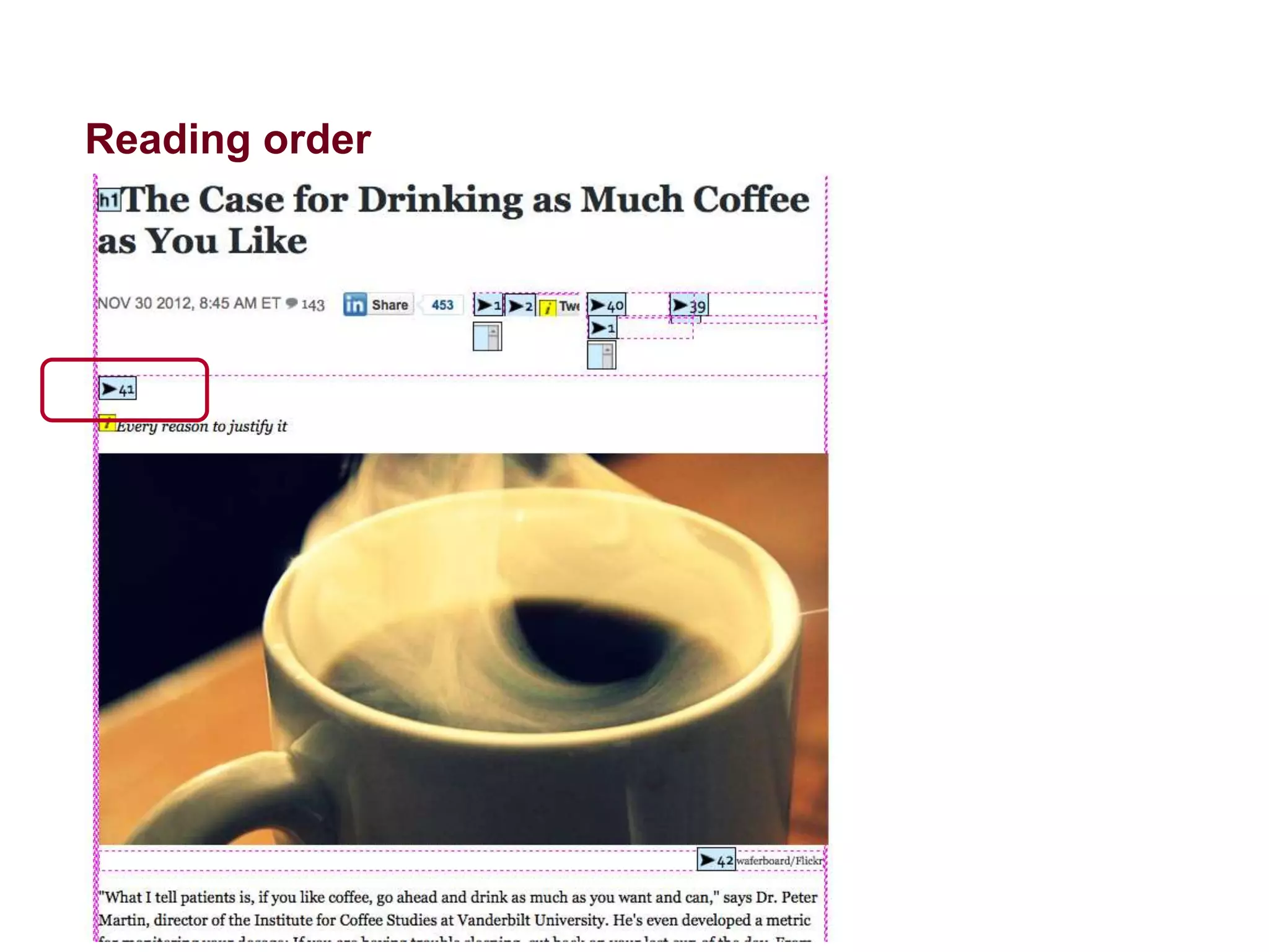 4

Easy interaction: Everything works
People can use the product across all modes of interaction and
operating with a broad range of devices.

Images: Braille, foot pedal, magnifier, Talking Dial, Voiceover, joystick, audio, high
contrast keyboard Glenda Watson Hyatt and her iPad

 