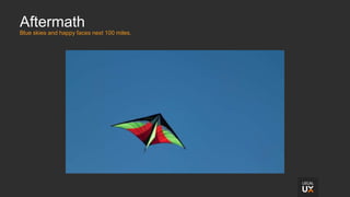 Aftermath
Blue skies and happy faces next 100 miles.
 