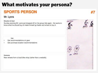 What motivates your persona?
 
