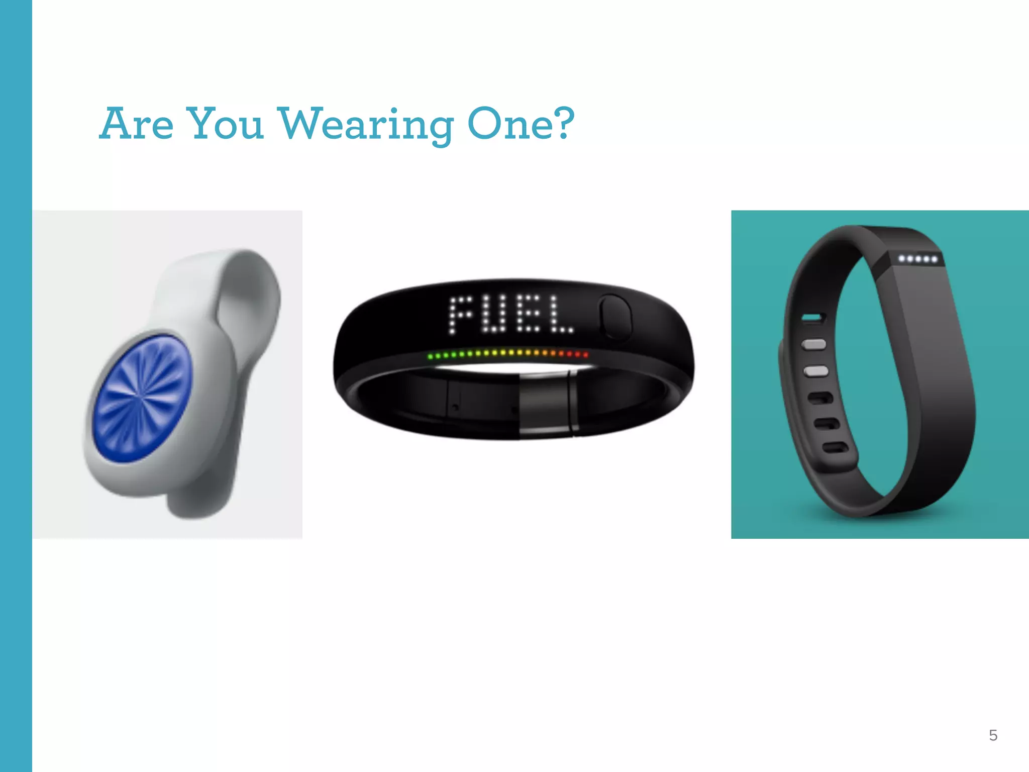 5
Are You Wearing One?
 