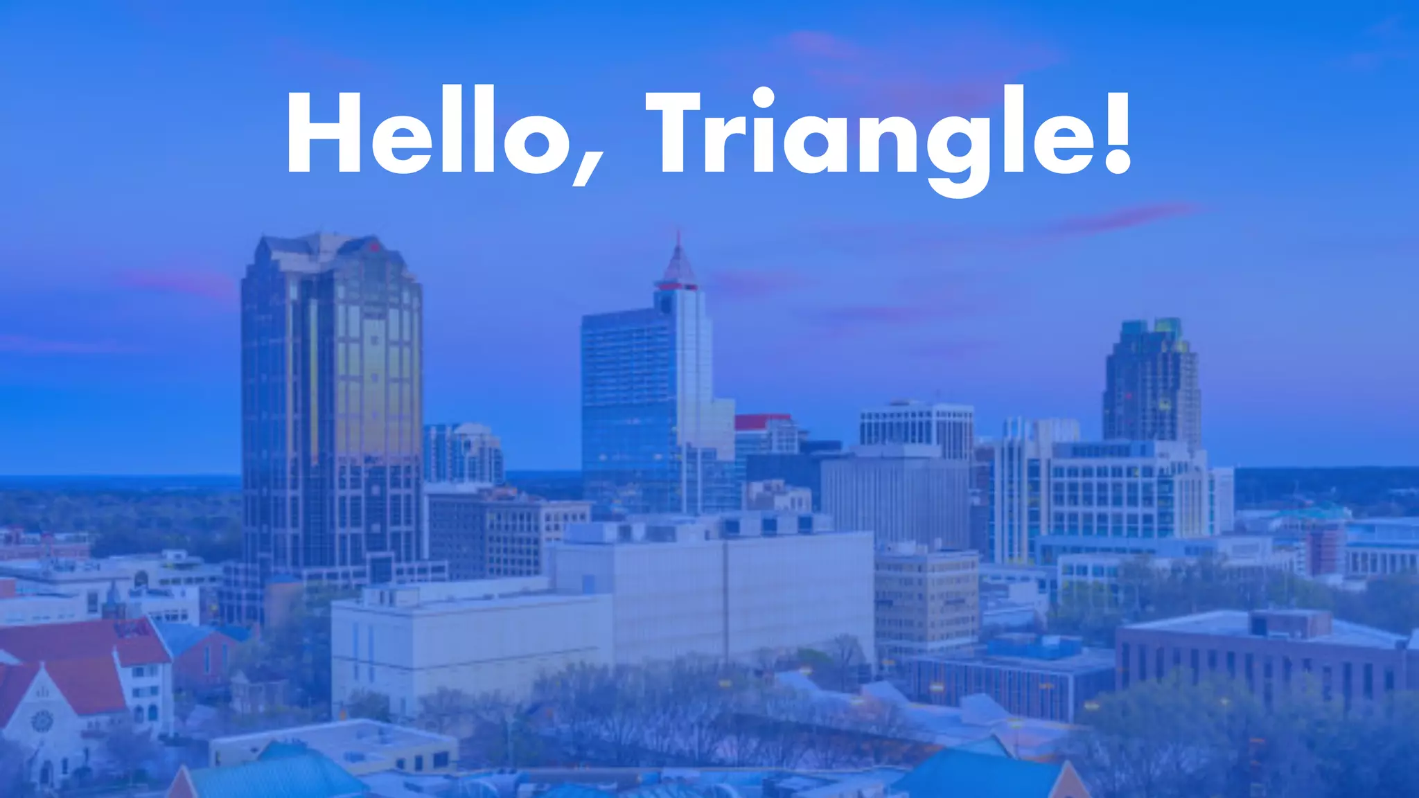 Hello, Triangle!
 
