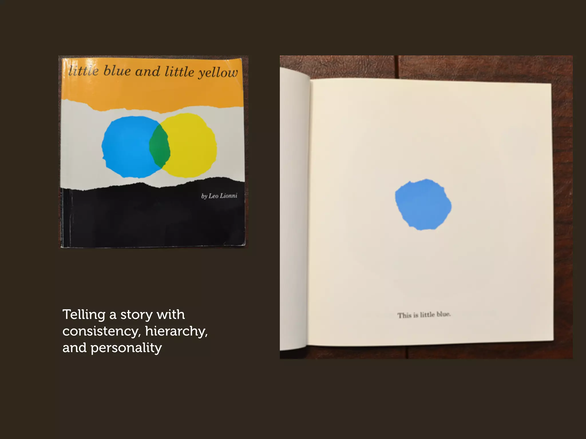 Telling a story with
consistency, hierarchy,
and personality

 