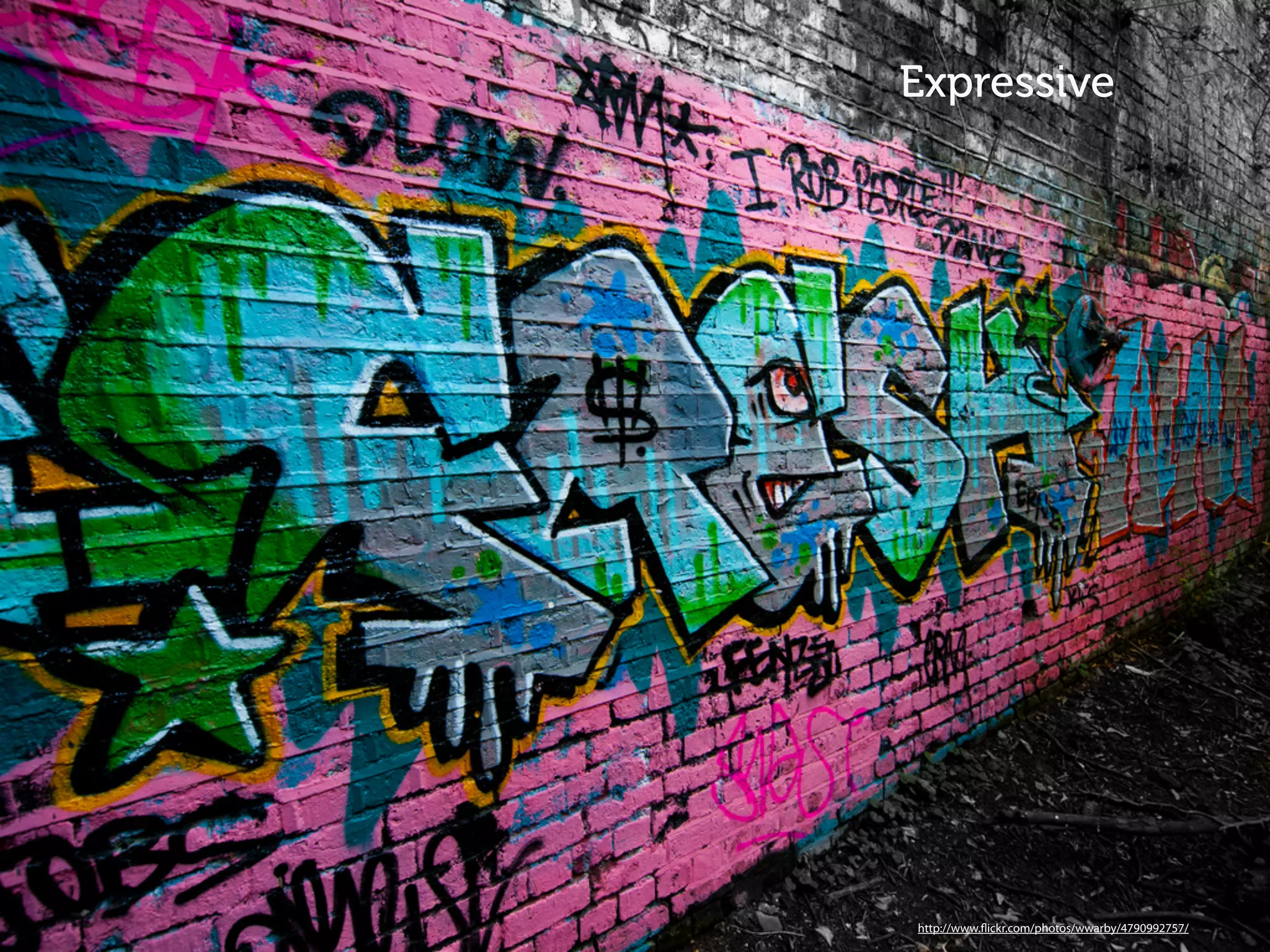 Expressive

http://www.flickr.com/photos/wwarby/4790992757/

 