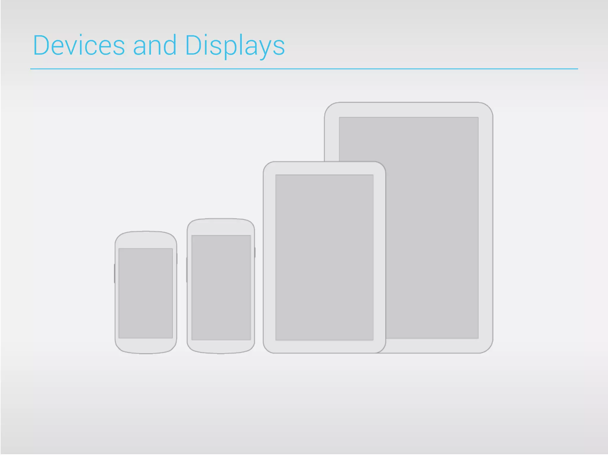 Devices and Displays
 