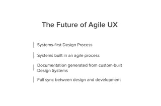 Agile UX Documentation Best Practices