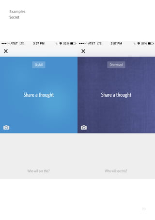 Uxpin mobile UI Design Patterns 2014 | PDF