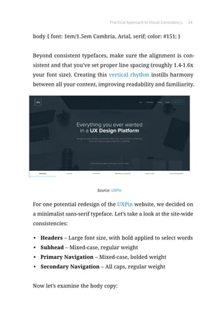 Principles of visual consistency | PDF