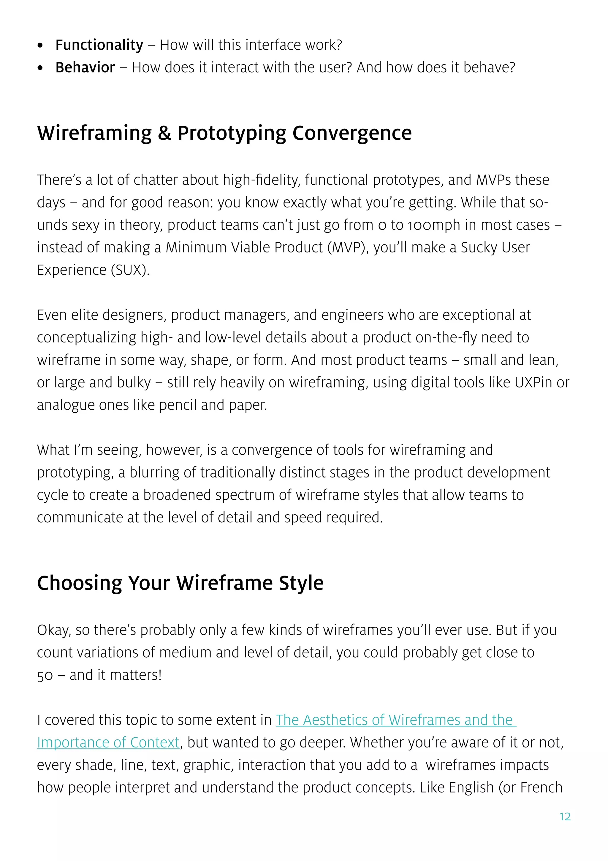 The Guide To Wireframing | PDF