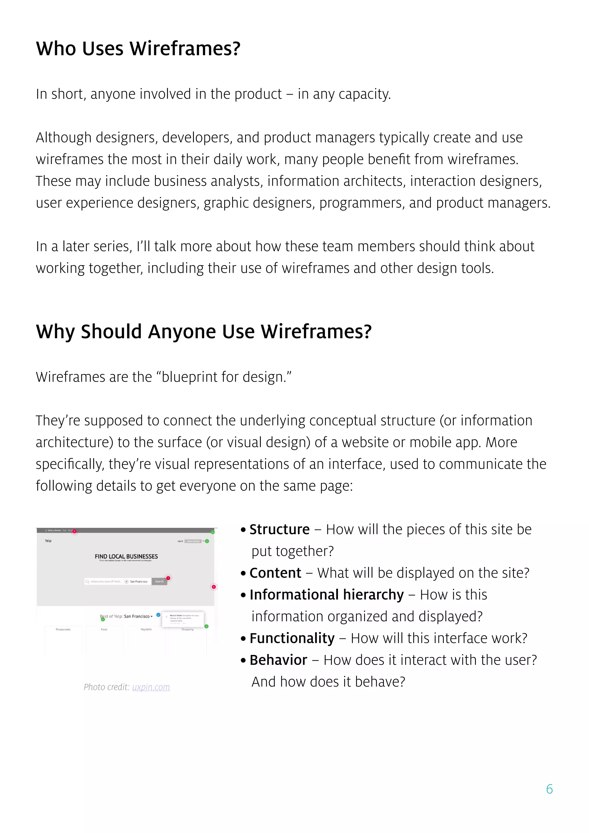 The Guide To Wireframing | PDF