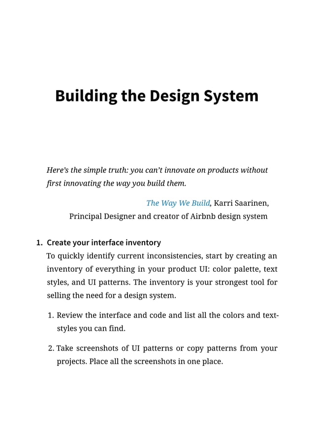Uxpin Why Build a Design System | PDF