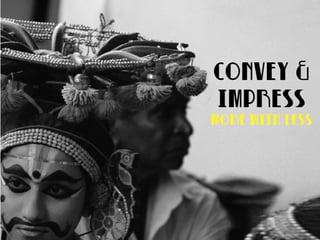 UX Play - A Stage Show!