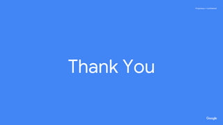 Proprietary + Confidential
Thank You
Proprietary + Confidential
 