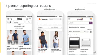 Proprietary + ConfidentialProprietary + Confidential
asos.com zalando.com wayfair.com
Implement spelling corrections
 