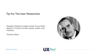 Best UX Quotes!