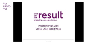 www.eresult.dewww.eresult.de
EMPFEHLUNGENNEGATIVE FINDINGS
36
Jakob Nielsen
http://netdna.webdesignerdepot.com/uploads/jakob_nielsen/1.jpg
VUI
PROTO-
TYP
 