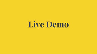 Live Demo
 
