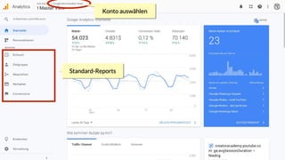 Standard-Reports
Konto auswählen
 