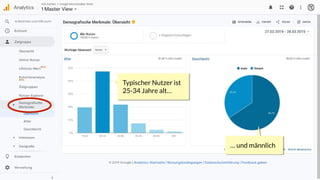 Typischer Nutzer ist
25-34 Jahre alt…
… und männlich
 