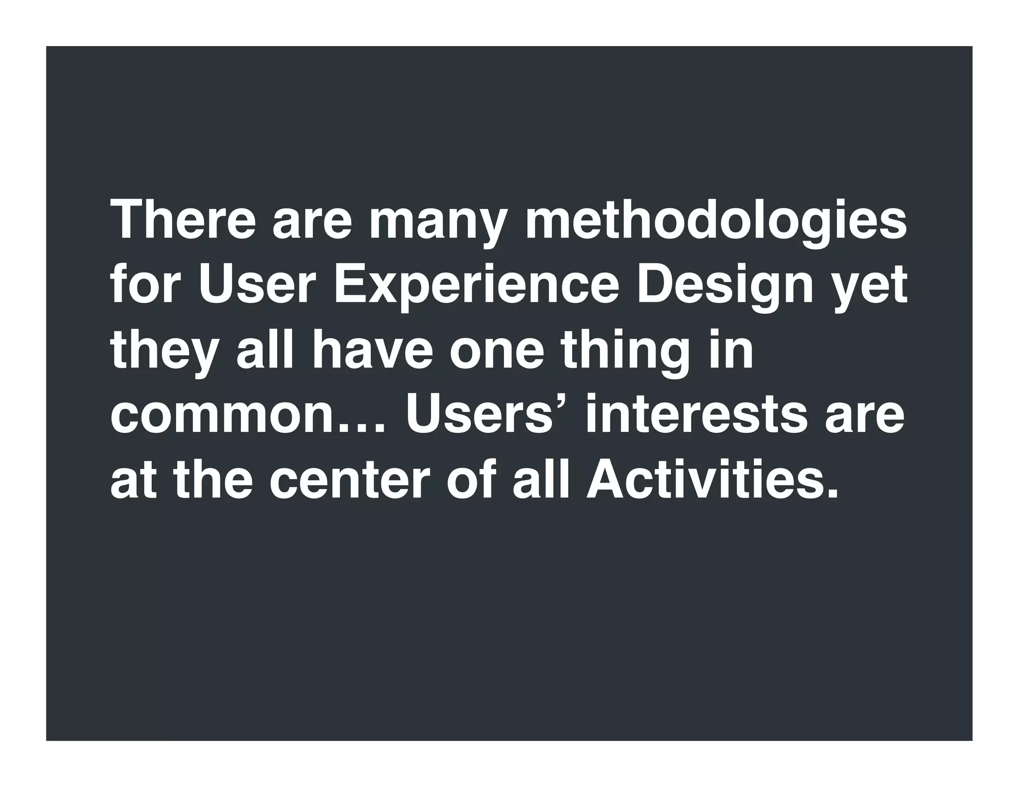 Evangelizing User Experience Design