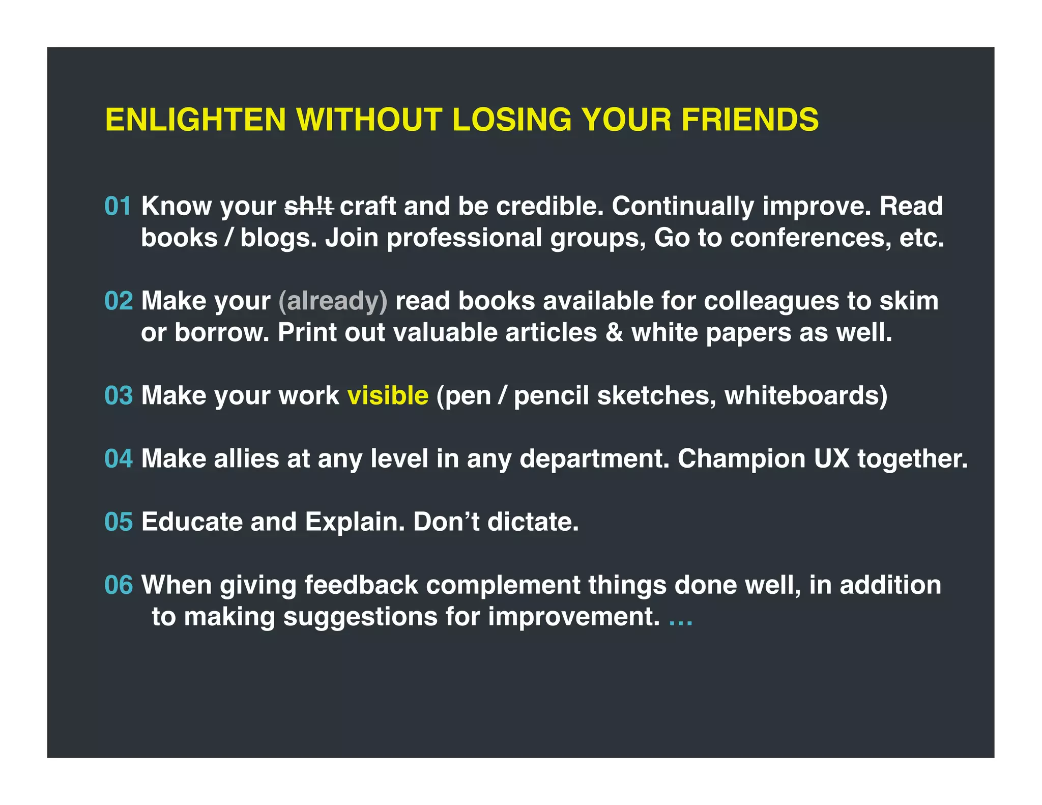 Evangelizing User Experience Design