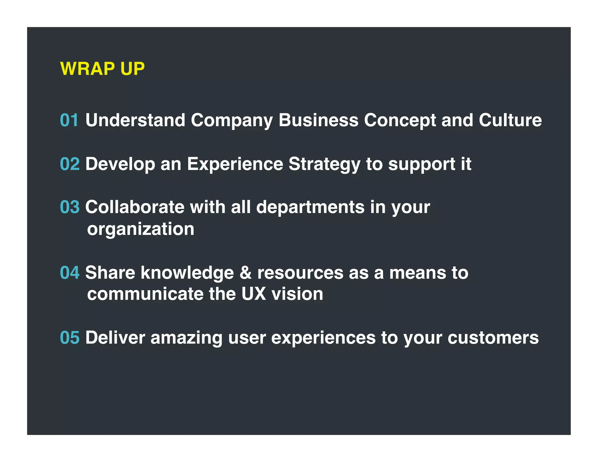 Evangelizing User Experience Design