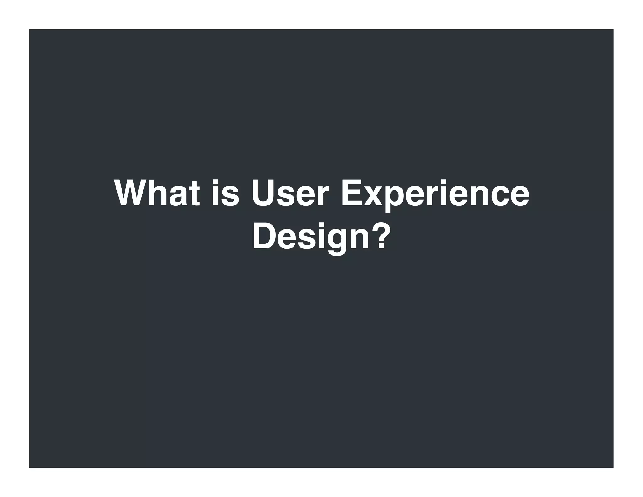 Evangelizing User Experience Design
